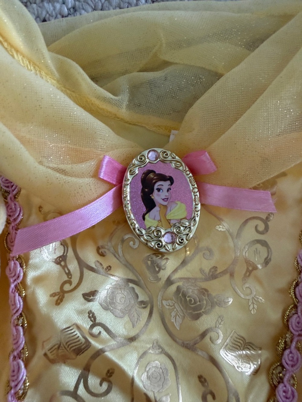 Disney Yellow and Pink Princess Costume Dress - Picture 5 of 9